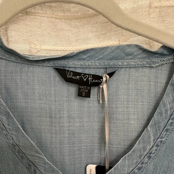 Velvet Heart Denim Dress NWT - Picture 2 of 5